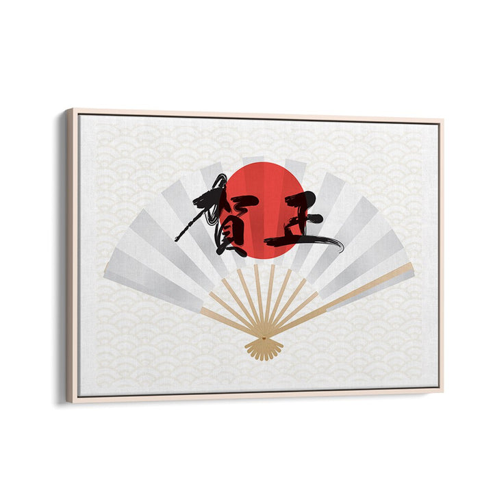 Stylish fan artwork representing THE WINDMAKER, JAPANESE PAINTINGS, perfect for enhancing your outdoor space.