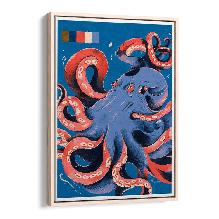 Vibrant OCTOPUS, BEACH PAINTINGS showcasing marine life charm and beach colors, perfect for any room decor.