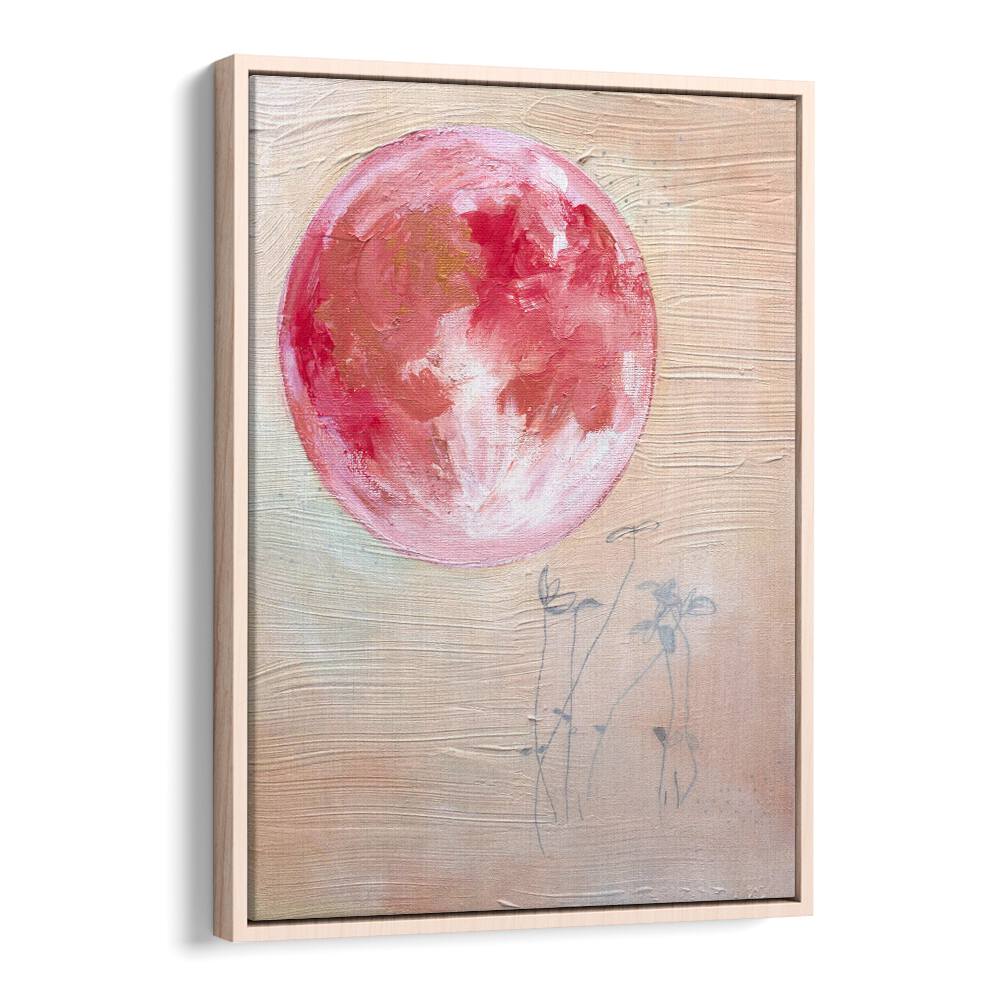 PINK MOON SMALL , LANDSCAPE PAINTINGS