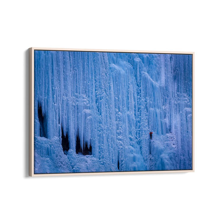 ICE CLIMBER BY MICHAEL ZHENG , LANDSCAPE PHOTO PRINTS