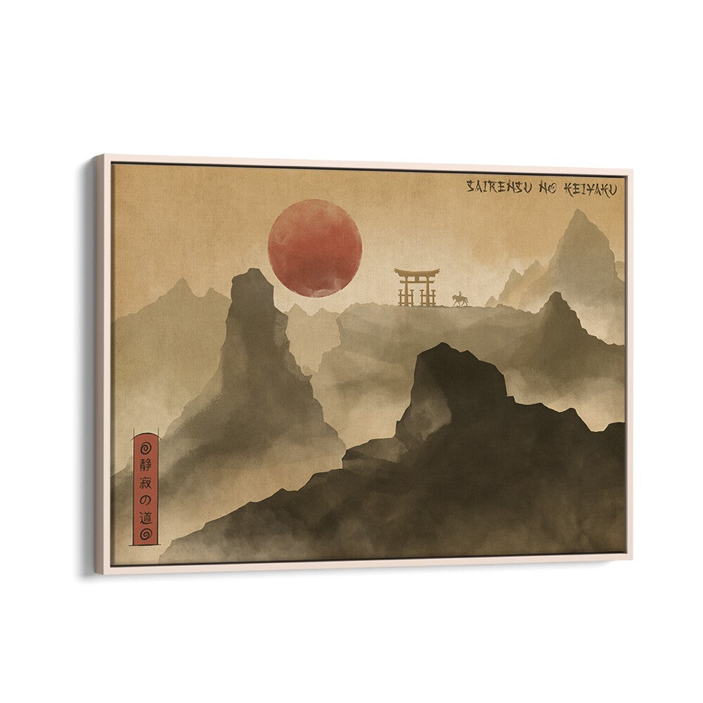 Beautiful landscape featuring the PACT OF SILENCE, JAPANESE PAINTINGS, evoking serenity and tranquility.