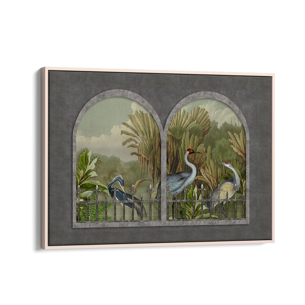 CRANES I BY ANDREA HAASE , WILDLIFE POSTERS, WILDLIFE PAINTINGS