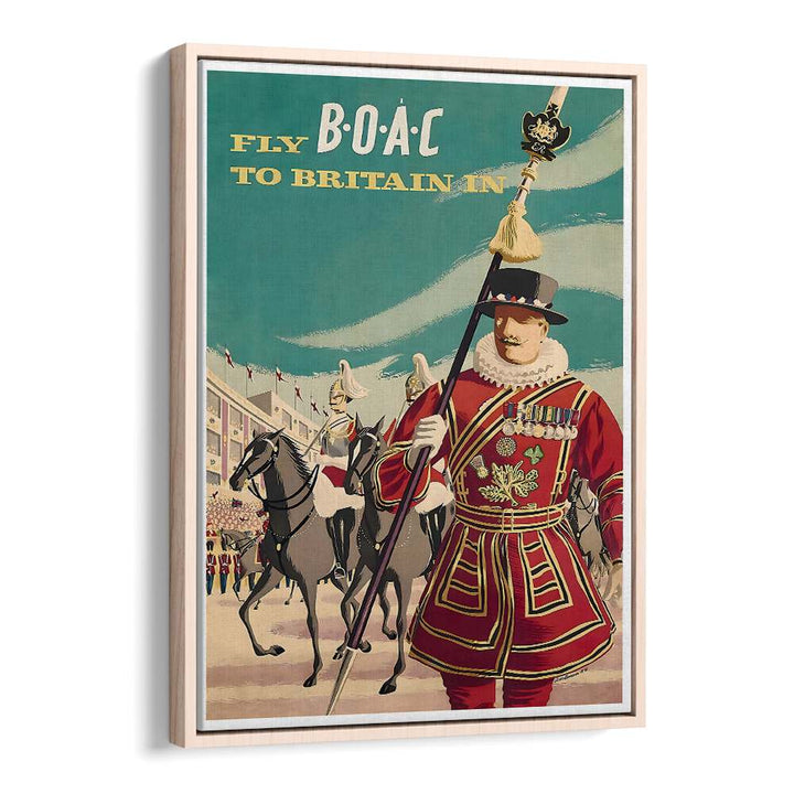 Vintage travel poster showcasing British landmarks, part of our BRITAIN, VINTAGE TRAVEL POSTERS collection.