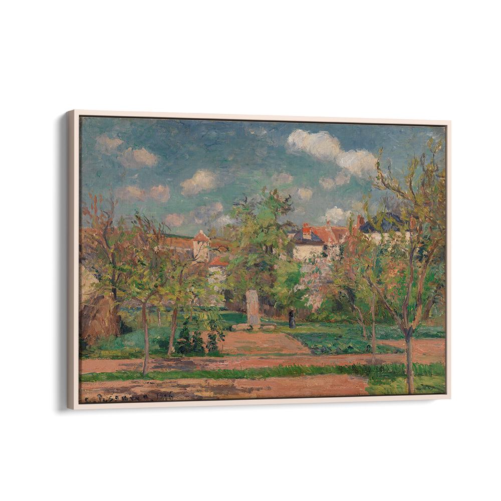 GARDEN IN FULL SUNLIGHT (LE JARDIN AU GRAND SOLEIL, PONTOISE) , VINTAGE PAINTINGS