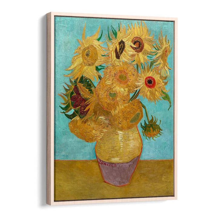 VINCENT VAN GOGH'S VASE WITH TWELVE SUNFLOWERS (1888–1889), VINTAGE PAINTINGS