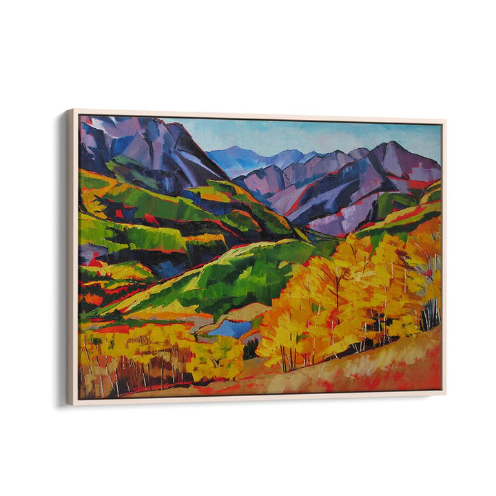 AUTUMN IN THE MOUNTAIN , LANDSCAPE PAINTINGS