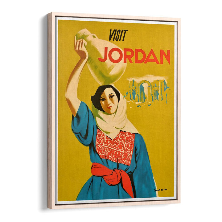 Explore the beauty of Jordan with VISIT JORDAN, VINTAGE TRAVEL POSTERS showcasing rich culture and landscapes.
