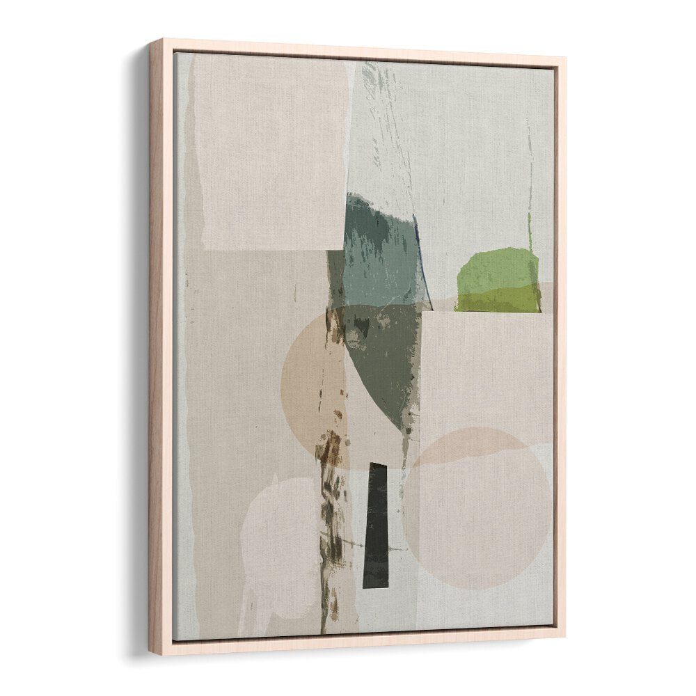 Elevate your decor with ABSTRACT NEUTRAL, ABSTRACT PAINTINGS featuring soothing beige and green tones. Perfect for modern spaces.