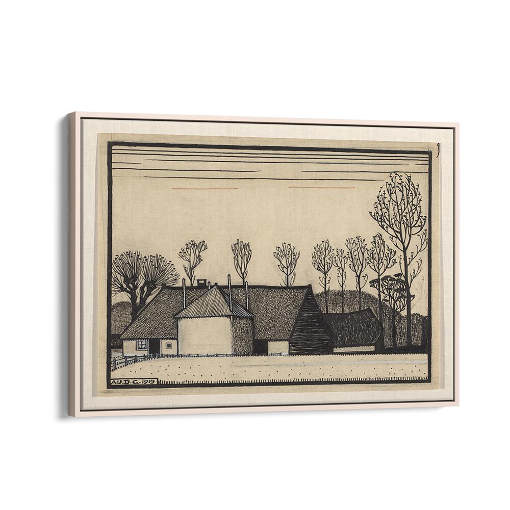 BOERDERIJ (1919)  , VINTAGE PAINTINGS