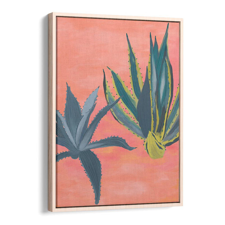 PINK CORAL CACTI , FLORAL FLOWER PAINTINGS