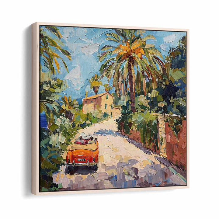 Vibrant scene featuring CAR ON THE ROAD II, perfect for car enthusiasts and collectors. Ideal for display!