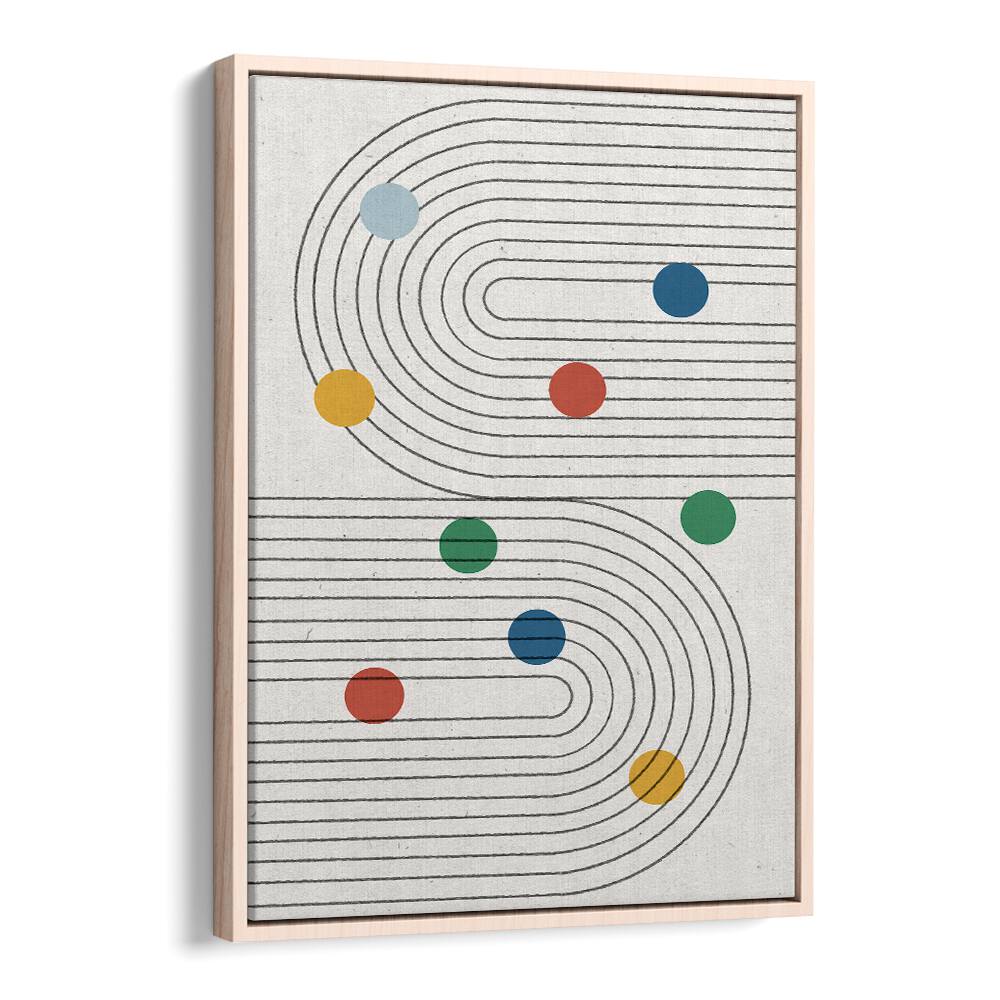 RETRO DOTS BALANCE , ABSTRACT PAINTINGS