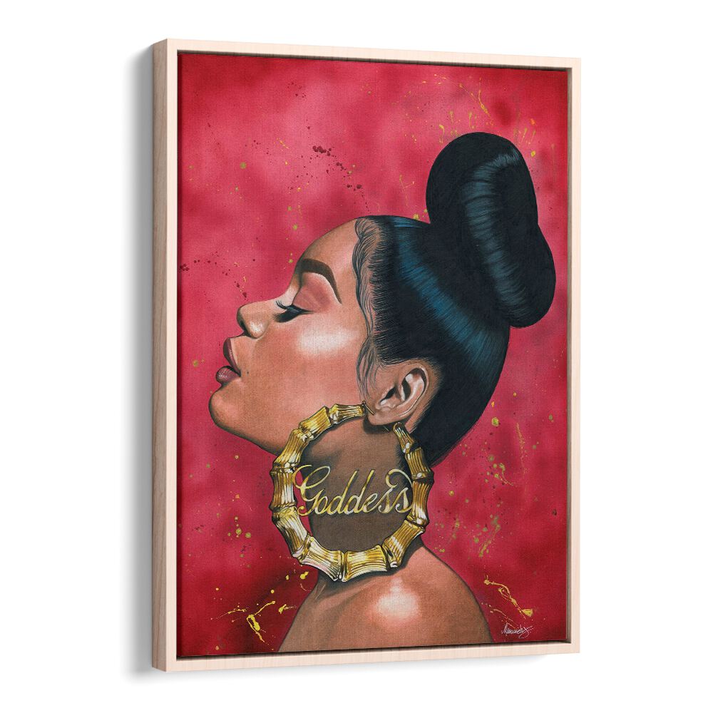 Stunning GODDESS, AFRICAN ART PAINTINGS showcase elegance and empowerment with vibrant colors and intricate details.