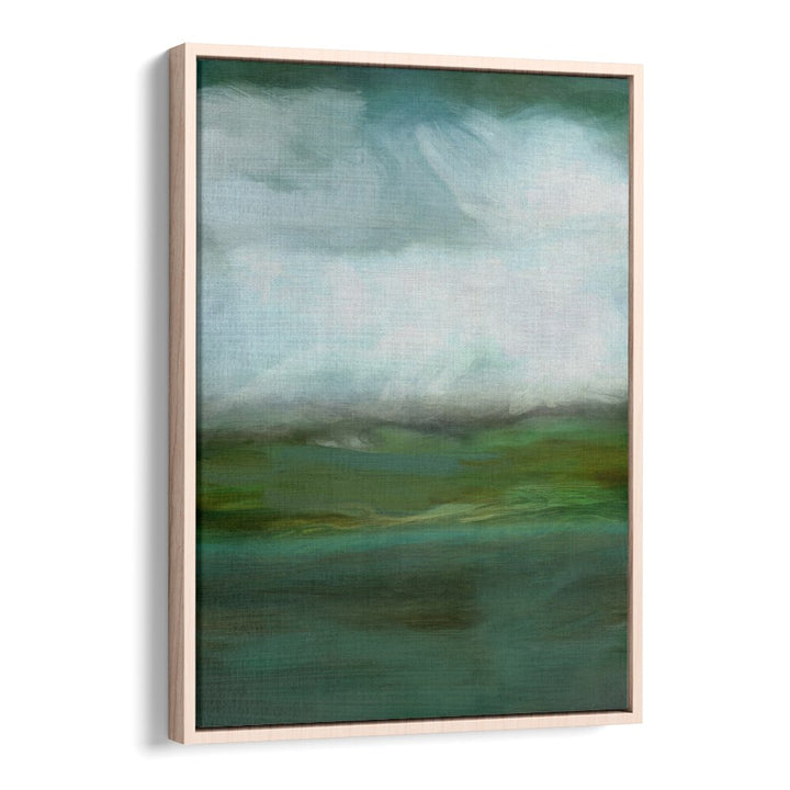ROUGH SEAS OIL I, ABSTRACT PAINTINGS feature calming colors evoking turbulent waters, perfect for enhancing your decor.