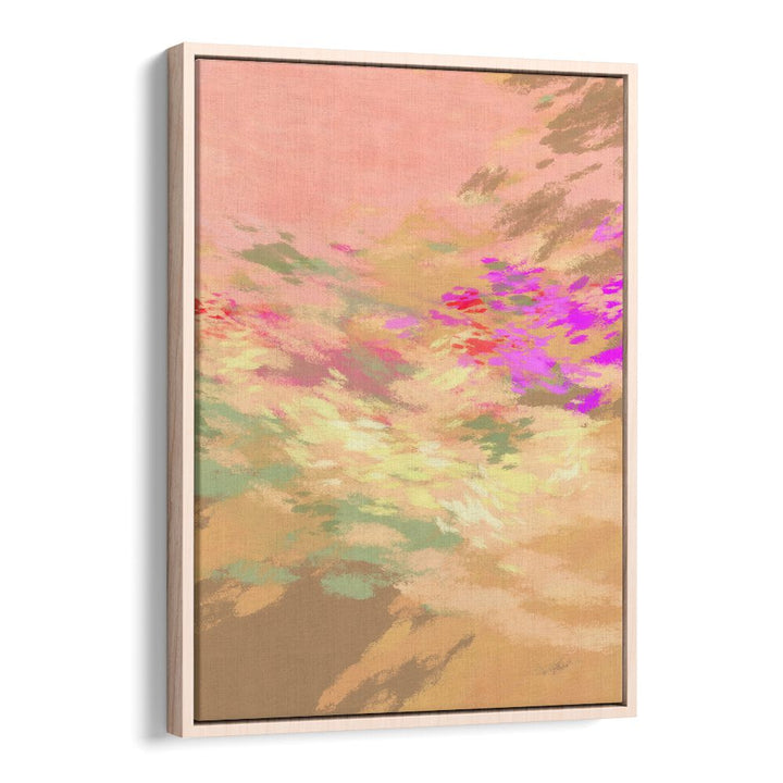 Colorful abstract painting titled "LAZY SUMMER DAYS VII, ABSTRACT PAINTINGS," perfect for enhancing summer vibes.