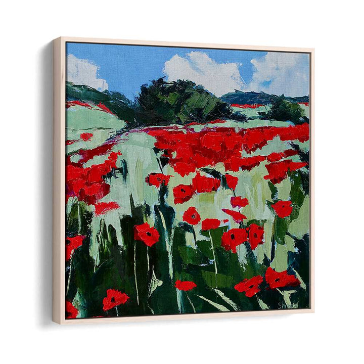 POPPIES , LANDSCAPE PAINTINGS