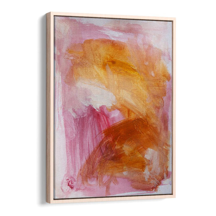 Abstract painting titled "LOVE & MERCY" featuring warm hues, perfect for adding emotion to any space.