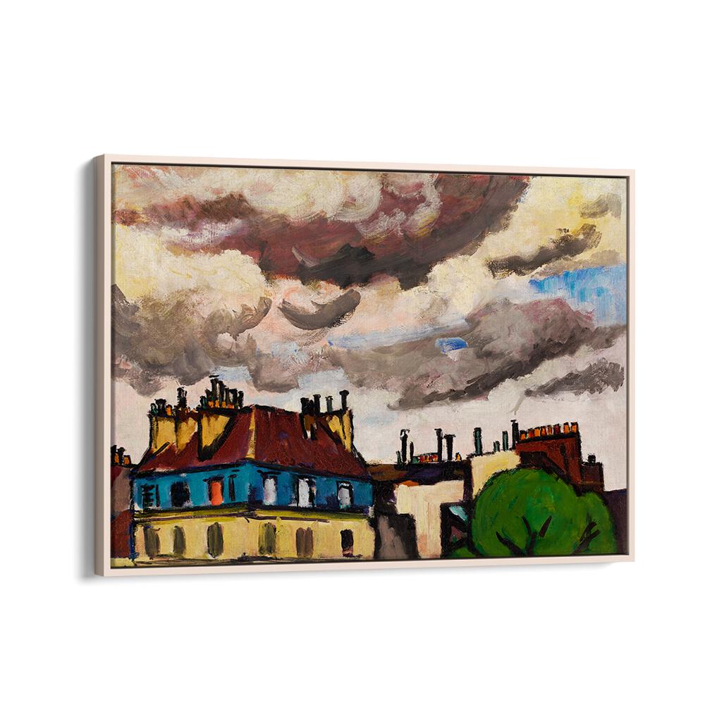 ROOFTOPS AND CLOUDS, PARIS (1910–1912)  , VINTAGE PAINTINGS