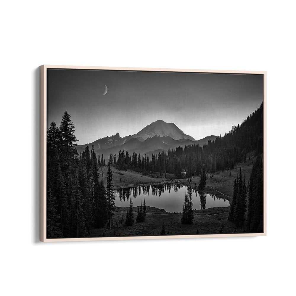 Stunning black and white MT. RAINIER, PHOTOGRAPHY PRINTS capturing nature's grandeur in breathtaking detail.