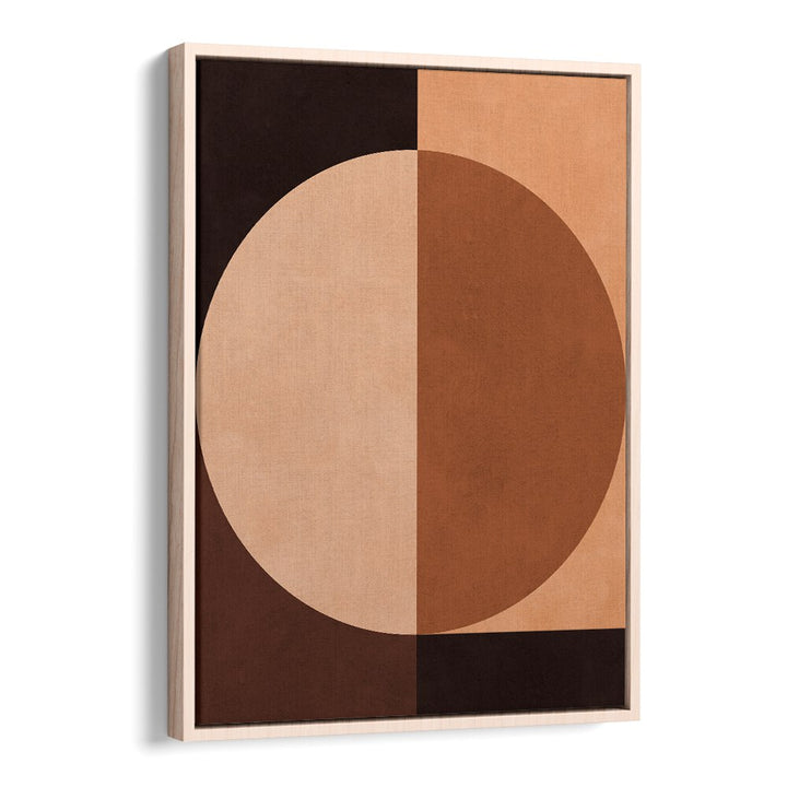 BROWN GEOMETRY III , ABSTRACT PAINTINGS , ABSTRACT ART PRINTS