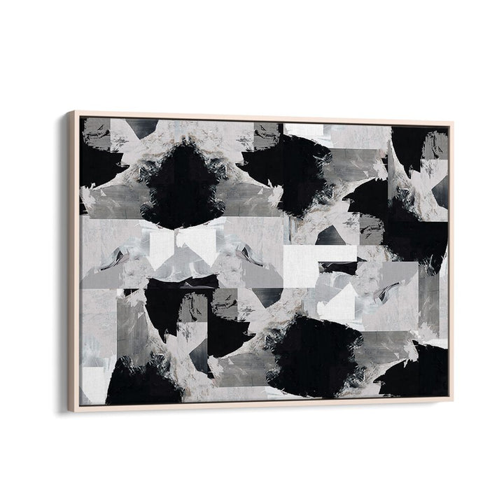 GENTLE NIGHT, ABSTRACT PAINTINGS feature a captivating blend of monochrome hues that enhance any space beautifully.