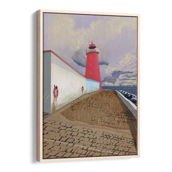 Vibrant POOLBEG LIGHTHOUSE, BEACH PAINTINGS showcasing coastal beauty and artistry in a stunning backdrop.