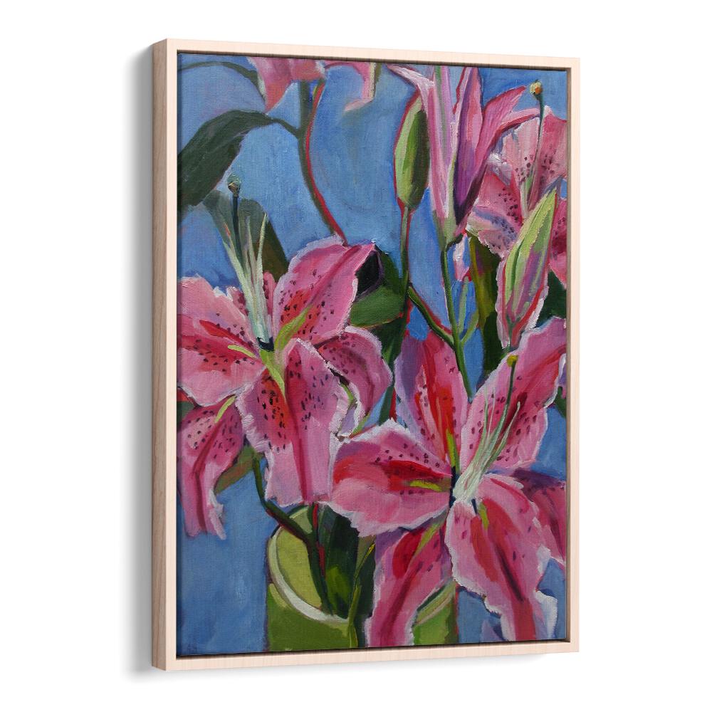 LILIES , FLORAL FLOWER PAINTINGS