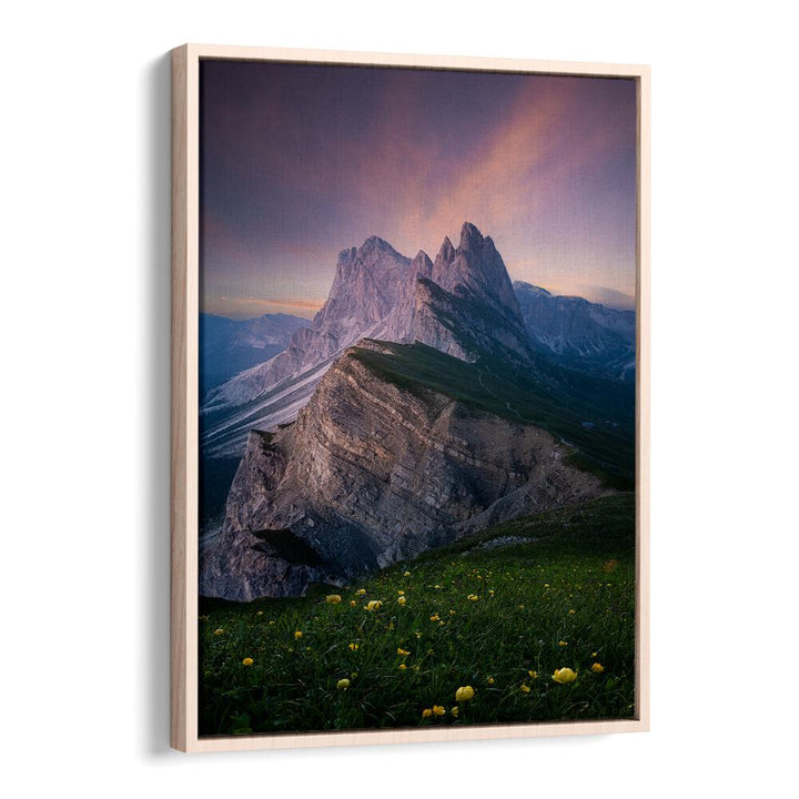 GARLAND UNDER THE MOUNTAIN , LANDSCAPE PHOTO PRINTS