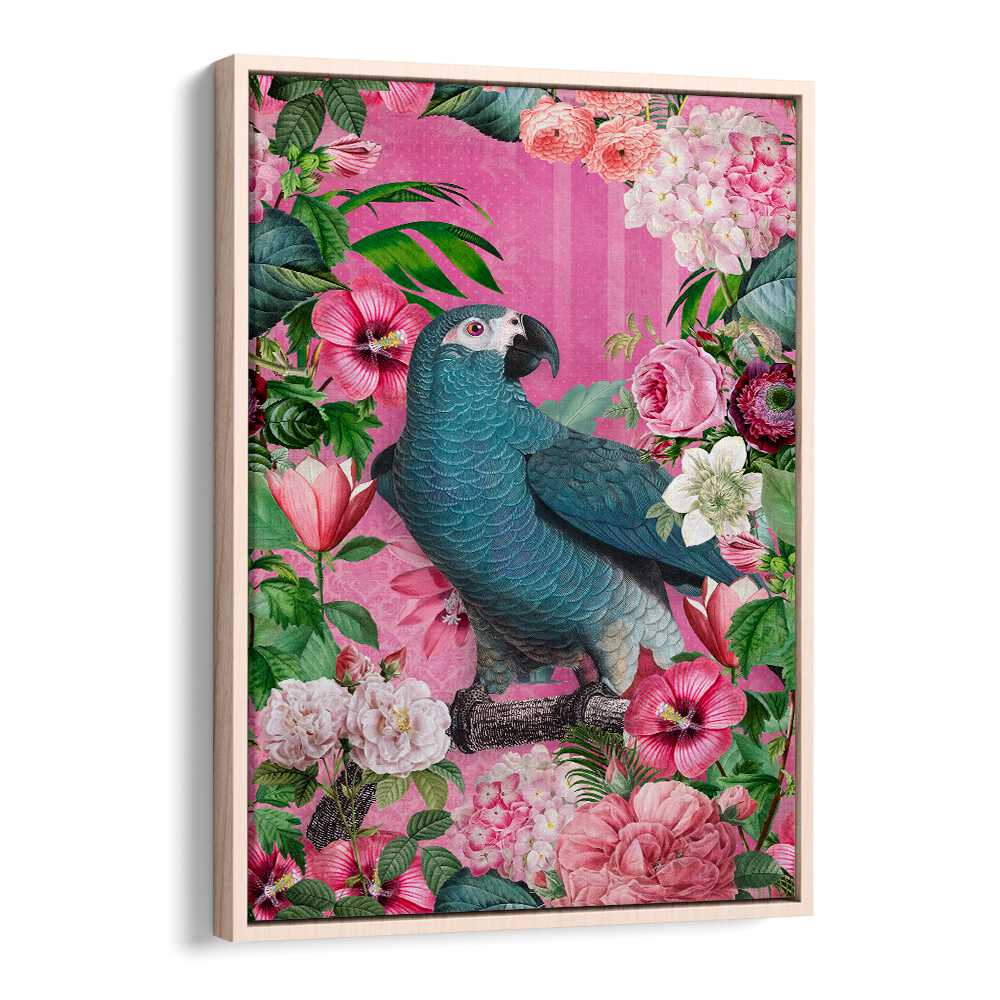 PARROTS PARADISE II , ANIMAL PAINTINGS