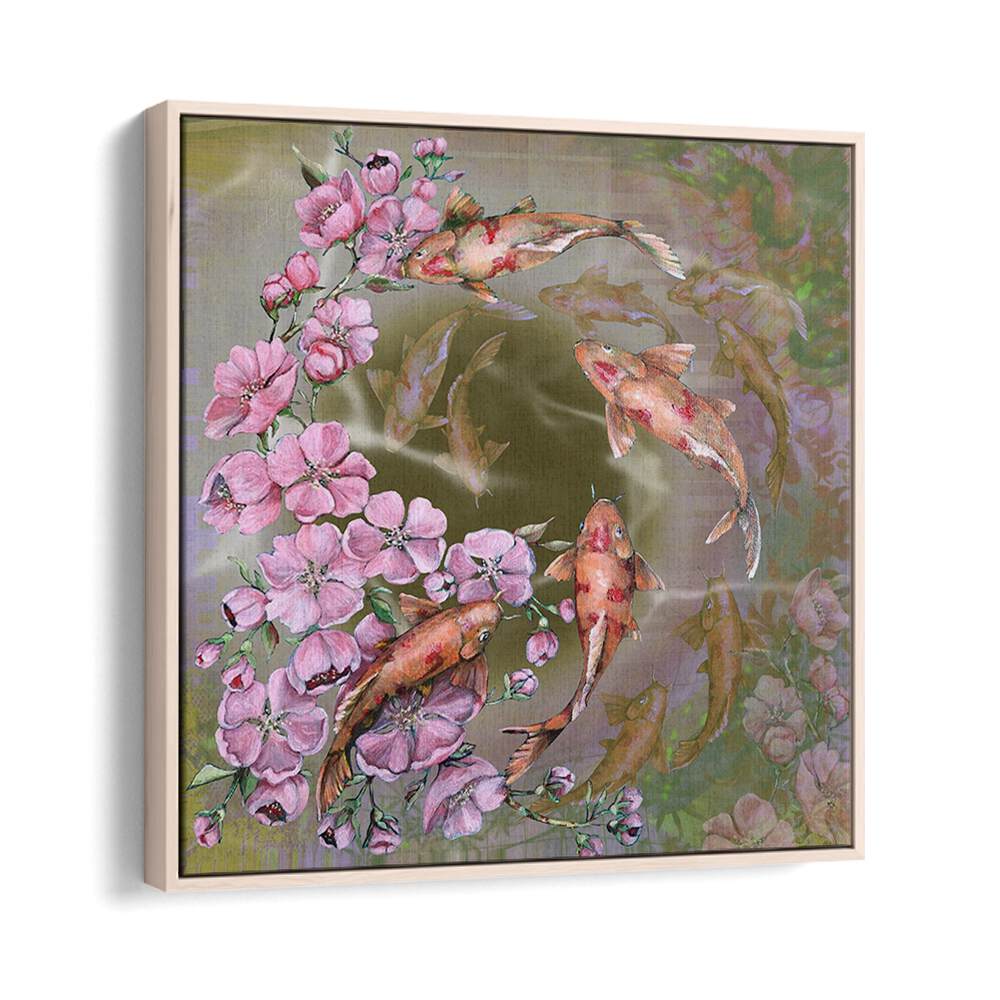 KOI DANCE , JAPANESE PAINTINGS