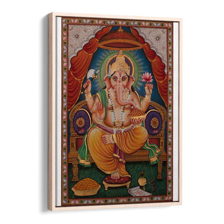 SHRI GANESHA II , INDIAN ART PAINTINGS