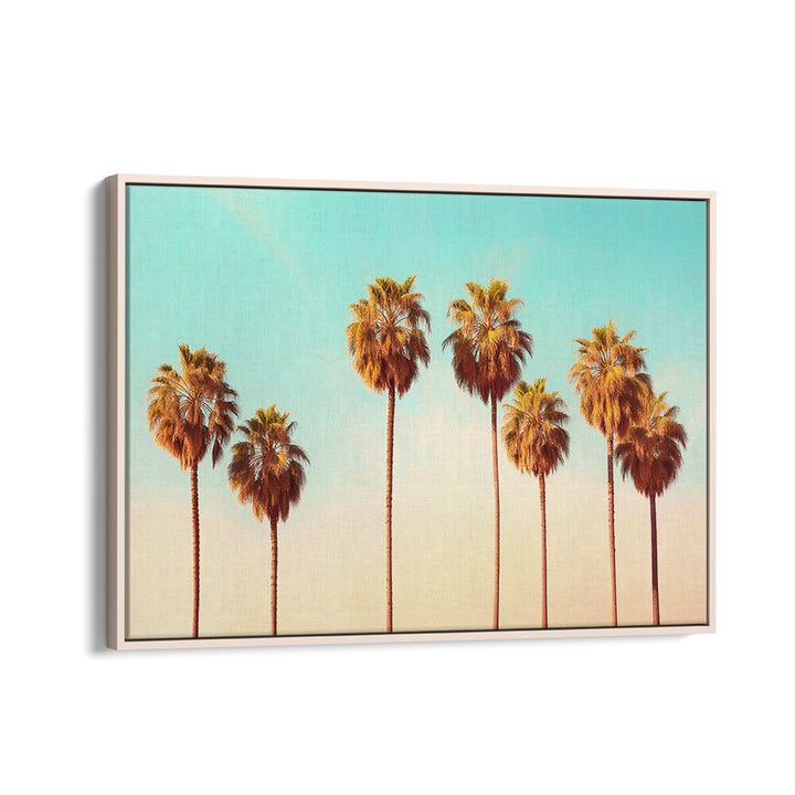 Experience tropical tranquility with HOLLYWOOD PALMS, BEACH PAINTINGS by Philippe Hugonnard—perfect for your home.