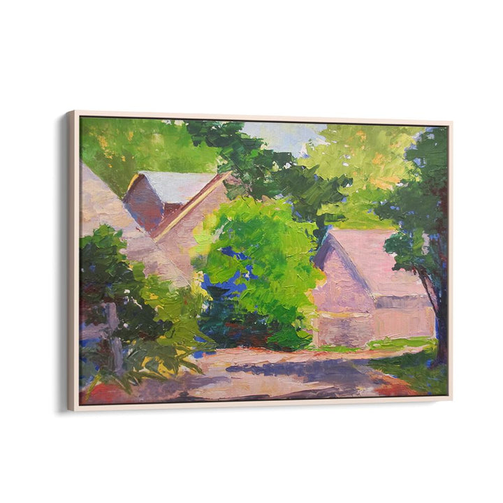 BEND IN THE ROAD , LANDSCAPE PAINTINGS