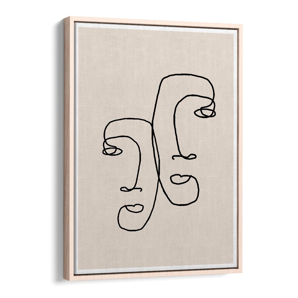 Elegant I LOOK OVER AT YOU, LINE ART PAINTINGS showcasing minimalist beauty, perfect for enhancing your living space.