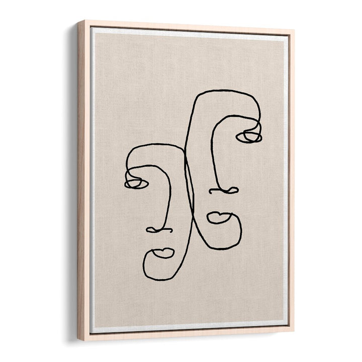 Elegant I LOOK OVER AT YOU, LINE ART PAINTINGS showcasing minimalist beauty, perfect for enhancing your living space.
