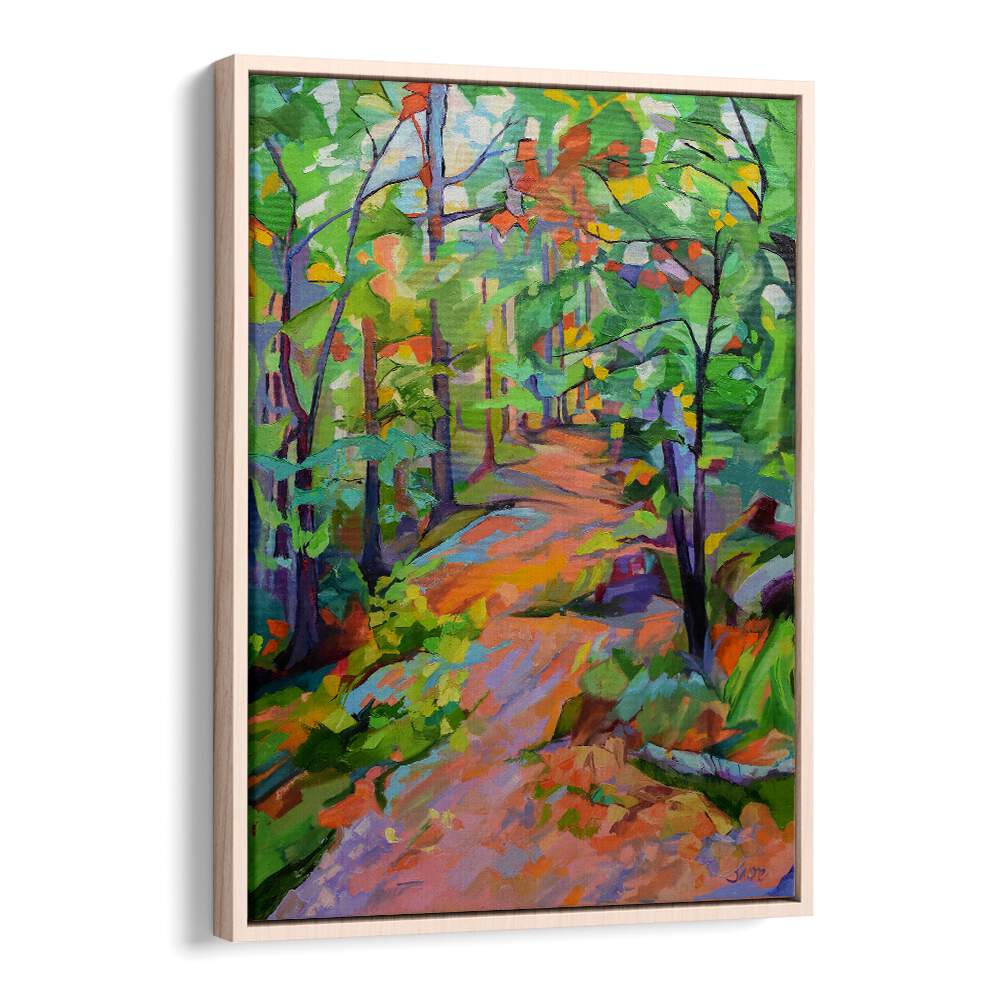 FOREST WALK , LANDSCAPE PAINTINGS