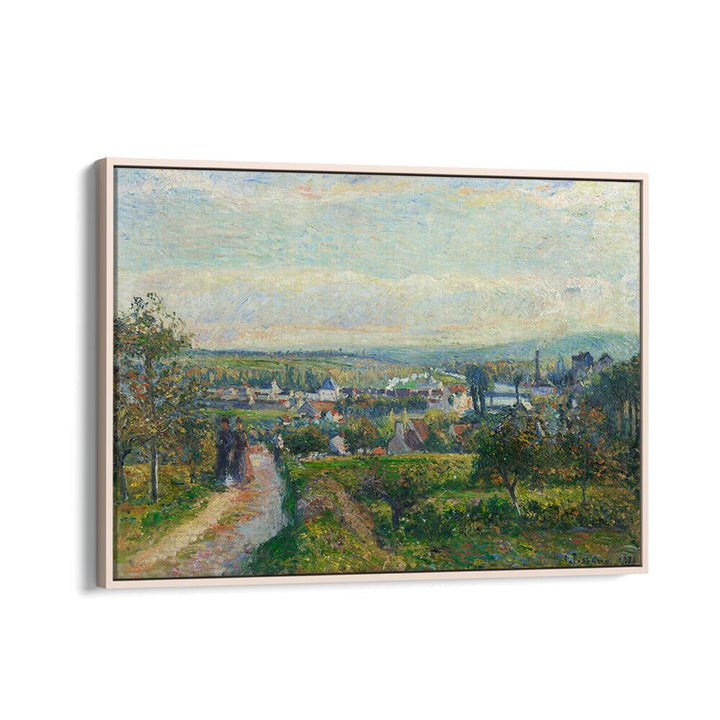 VIEW OF SAINT-OUEN-L’AUMÔNE (CA. 1876) , VINTAGE PAINTINGS