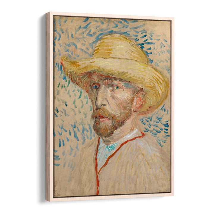 VINCENT VAN GOGH'S SELF-PORTRAIT WITH A STRAW HAT (1887),  VINTAGE PAINTINGS