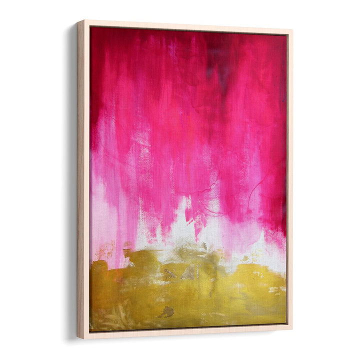 PINK AND GOLD ABSTRACT , ABSTRACT PAINTINGS
