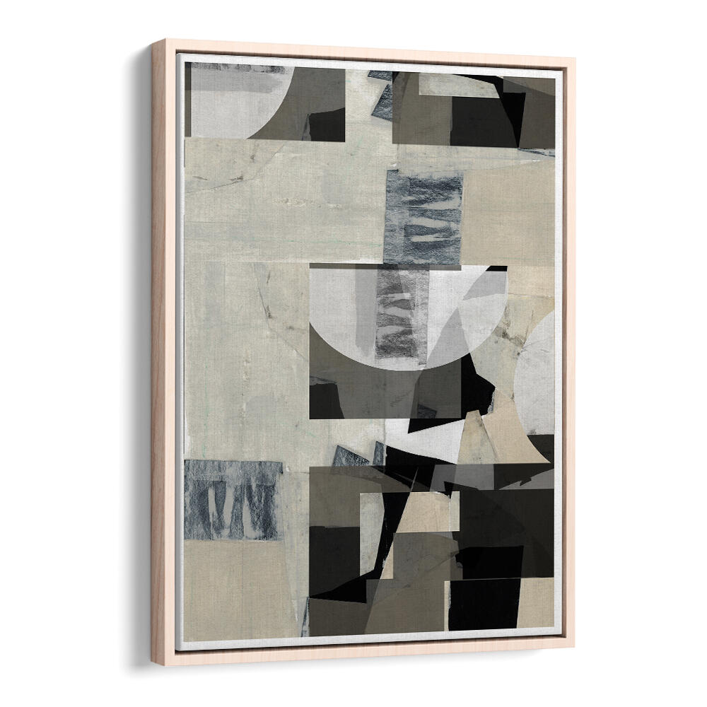Elevate your decor with MONOCHROME COMPOSITION NO III, ABSTRACT PAINTINGS, showcasing modern artistry in neutral tones.