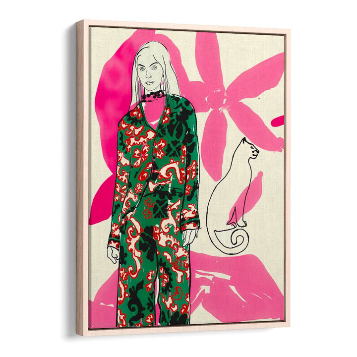 Vibrant illustration from CATWALK NO III, PORTRAITS features bold fashion and artistic design, perfect for decor.