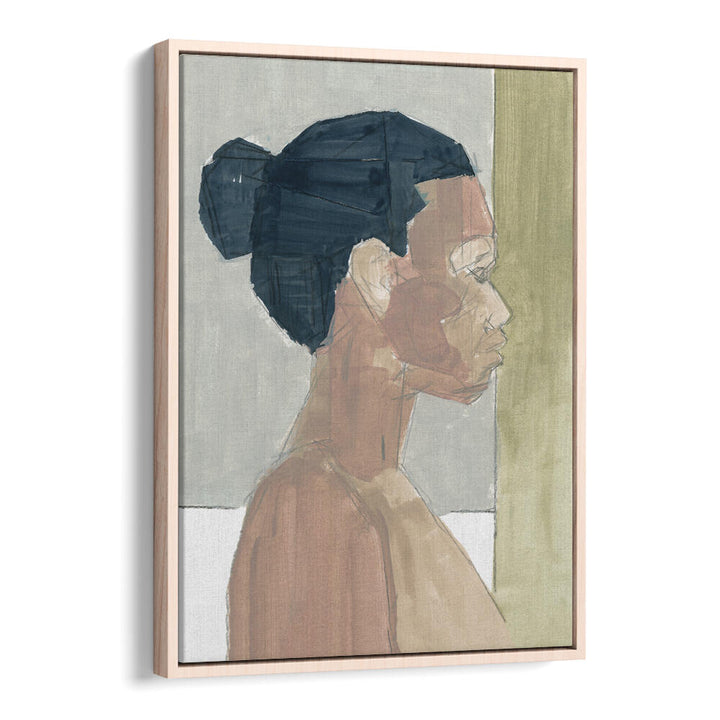 FEMALE PORTRAIT III, PORTRAITS showcases expressive feminine beauty in a stunning illustration by Oakwood.