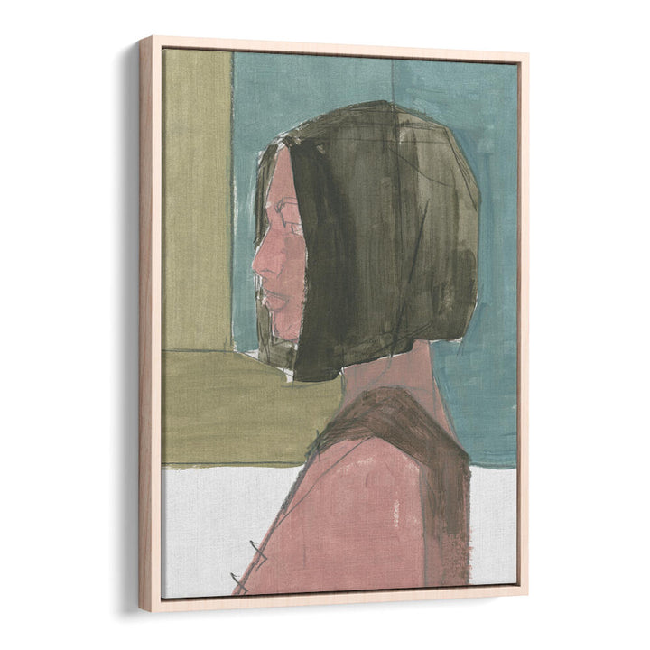 Stunning FEMALE PORTRAIT I, PORTRAITS artwork showcasing abstract expressions and figurative illustrations for art lovers.