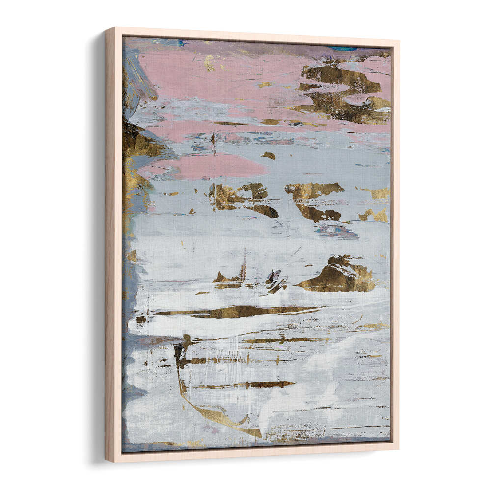 Elegant SOFT WHITES II, ABSTRACT PAINTINGS showcasing a modern blend of colors, perfect for enhancing home decor.