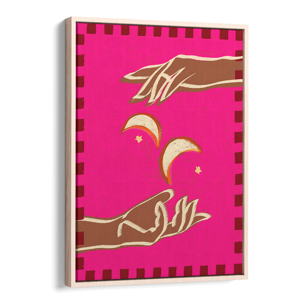 A COUPLE OF MOONS , BOHO ART PAINTINGS