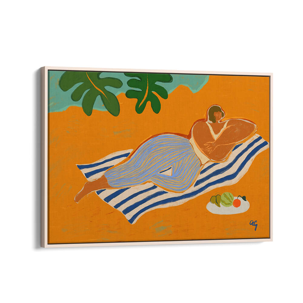 A DAY AT THE BEACH , PORTRAITS & FIGURATIVE ILLUSTRATIONS