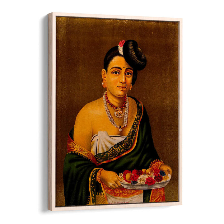 A NAYAR LADY WITH DISTINCTIVE HAIRSTYLE