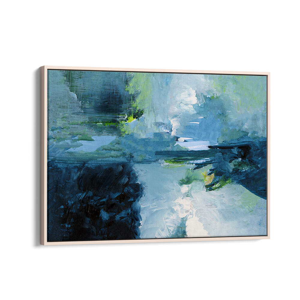 Serene hues in A QUIET REFLECTION II, ABSTRACT PAINTINGS, perfect for enhancing any tranquil space.