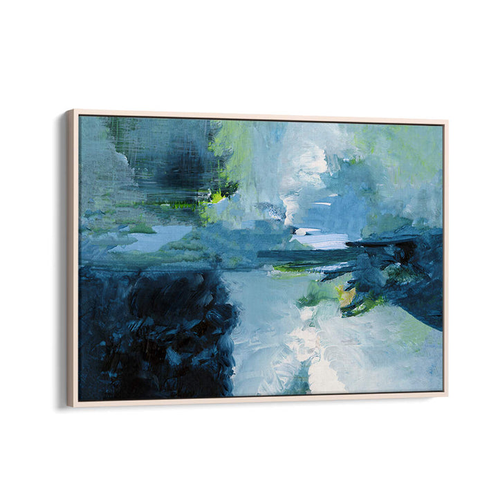Serene hues in A QUIET REFLECTION II, ABSTRACT PAINTINGS, perfect for enhancing any tranquil space.