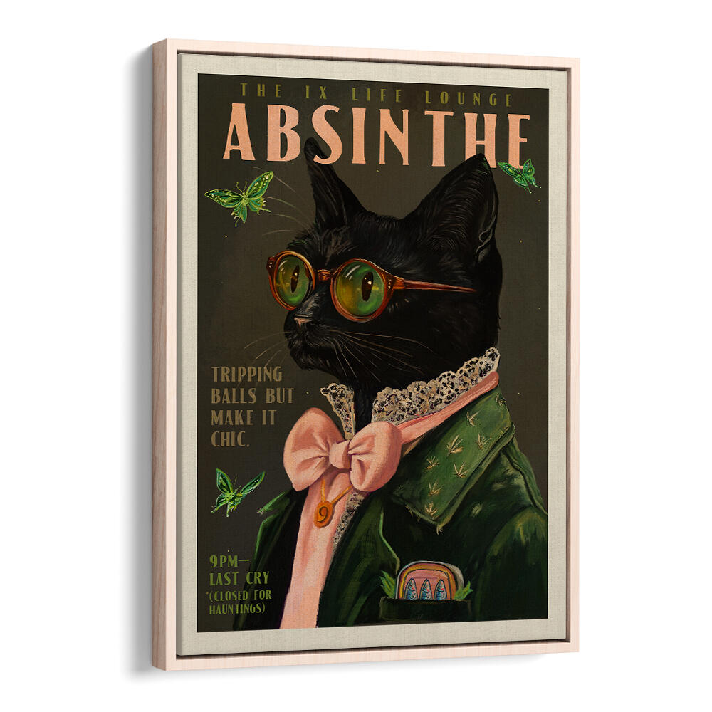 ABSINTHE CAT ALCOHOL , BAR & CAFE ART